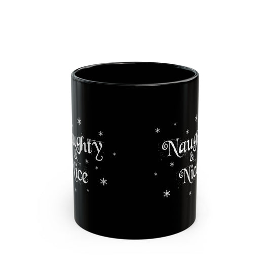 Naughty and Nice Holiday Christmas Festive Mug Gift Coffee Cup